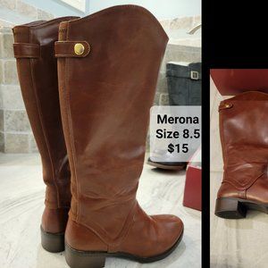 Merona low heeled boots